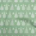 thumbnail image 1 of oneOone Cotton Jersey Mint Green Fabric Tree Sewing Material Print Fabric By The Yard 58 Inch Wide, 1 of 6