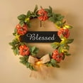 thumbnail image 3 of Harvest Plaid Decor - 4-Pc. Wreath Set, 3 of 5