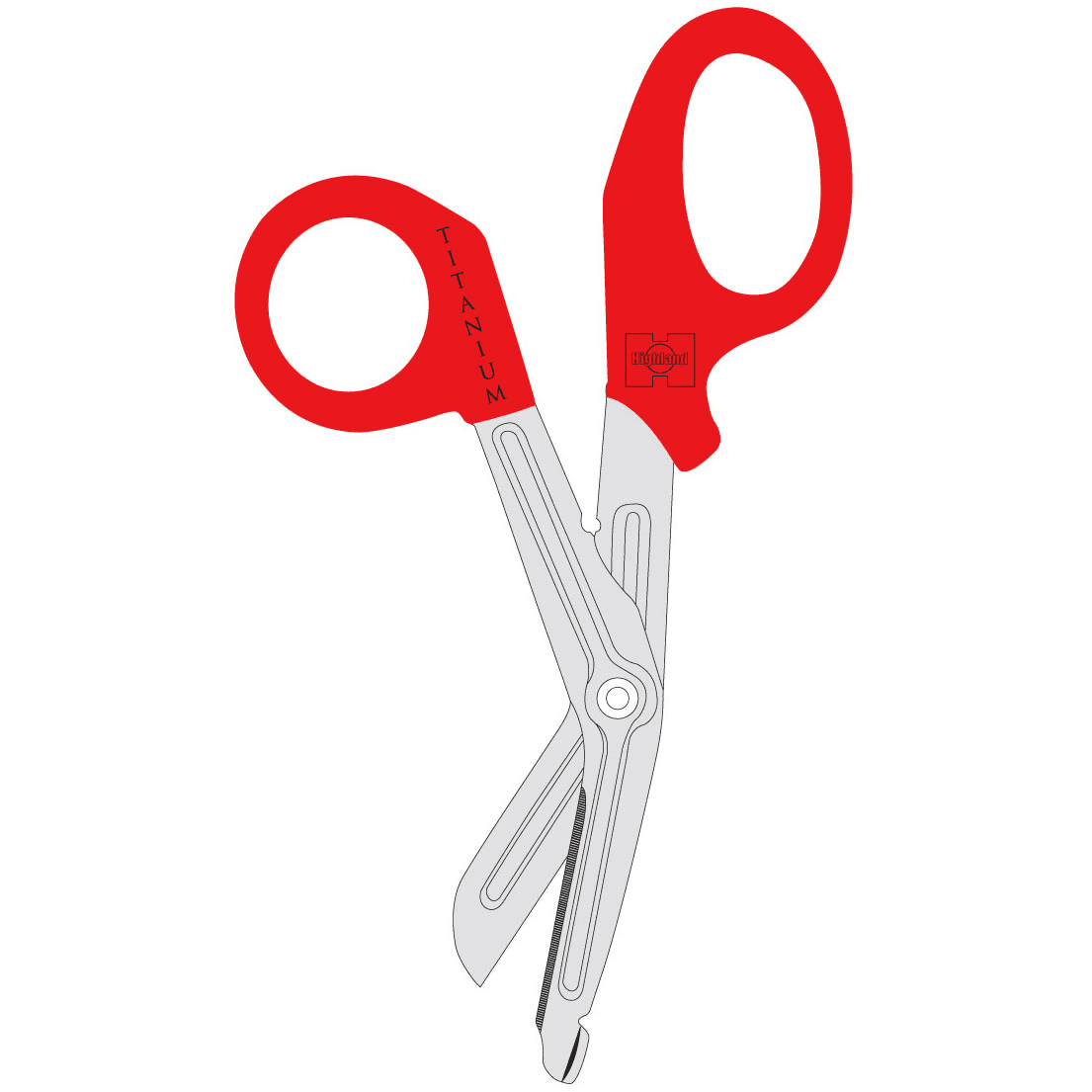 Highland by XS Scuba Titanium EMT Shears