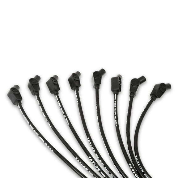 Taylor Cable 70052 8mm Pro Wire Black Spark Plug Wire Set