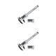 thumbnail image 3 of Riwesomey Calibrador Vernier LCD de 0 a 100mm, regla de medición de micrómetro, calibre de plástico, carpintería, reiniciable, portátil con pilas Plata 2piezas Riwesomey CBP157553, 3 of 5