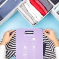 thumbnail image 3 of 2Pcs Shirt Folding Board Clothes Folder Plastic Laundry Organizer for T-Shirts Collared Dress and More Home Closet Storage, 3 of 4