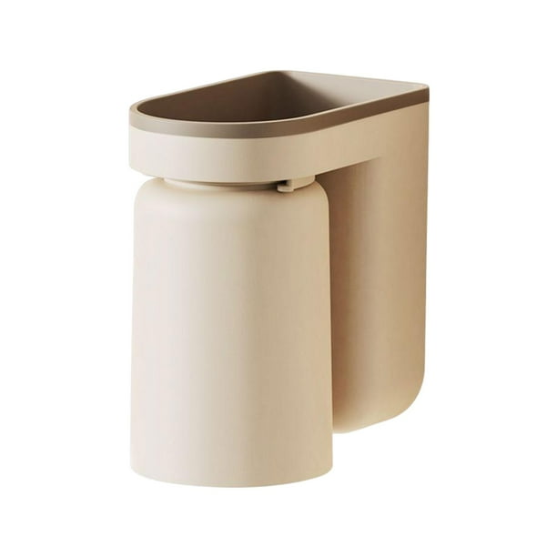 Organizador de almacenamiento para baño, autodrenante, colgante para cocina y hogar beige