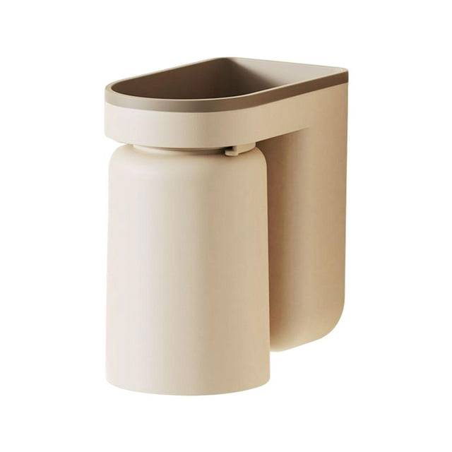 simhoa Bathroom Storage Organizer Toothbrush Cup Holder for Bathroom Kitchen Home beige