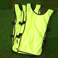 thumbnail image 2 of 6 piezas de chaleco de fútbol verde fluorescente para niños, chaleco transpirable para entrenamiento de fútbol, ropa para niños, 2 of 5