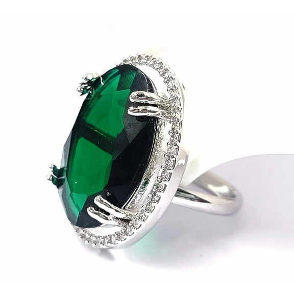 Green Emerald Best Color 45.00 Carat Ring