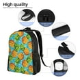 thumbnail image 5 of Fuzoiu Pineapple Print Laptop Backpack,Work Business Backpacks, Large Capacity Nurse Bag College Bookbag for School, Waterproof Casual Daypack for Travel, 5 of 8