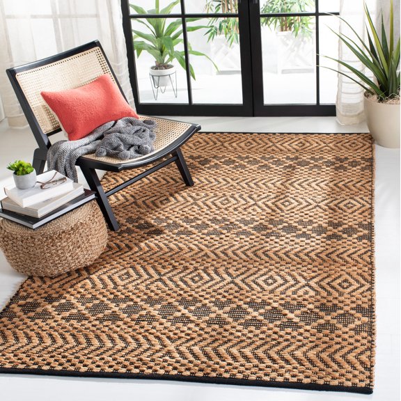 Safavieh Kilim Rory Tribal Area Rug, Natural/Black, 5' x 8'