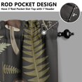 thumbnail image 5 of Mushroom (67) Kitchen Curtain Valance 3 Piece Home Curtains and Valance Set Curtain Sink Window Decor Window Treatment Tier 27.5x36 Length, 5 of 6