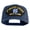Navy, variant on 3rd Infantry Division Rock of the Marne Patched Solid Cotton Twill Pro Style Cap - Navy OSFM