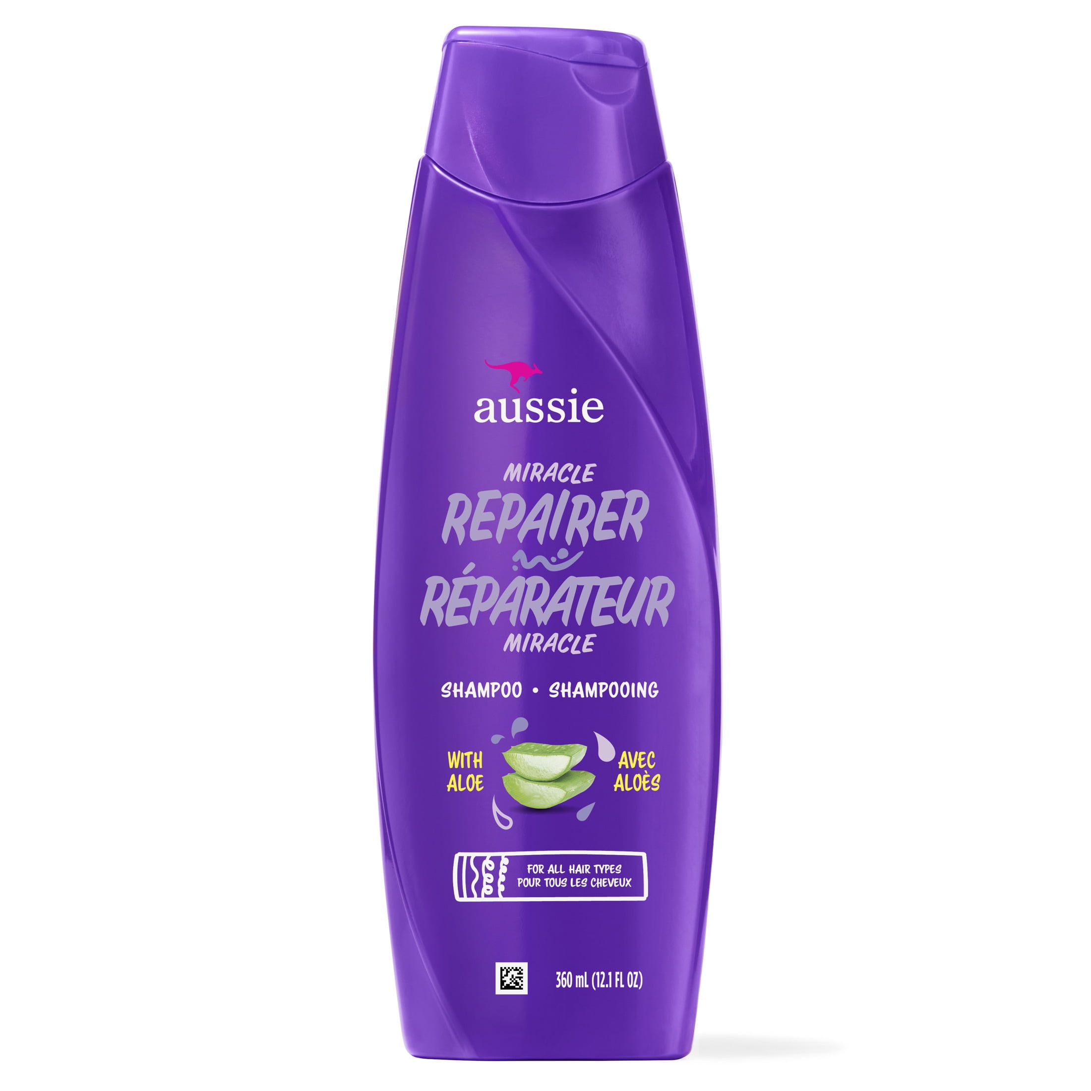 Aussie Miracle Repairer Aloe Shampoo for Healthy, Beautiful Hair