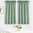 thumbnail image 1 of Kitchen Waffle Weave Curtains, Waterproof Rod Pocket Short Curtain, Bathroom Valance, 1 of 8