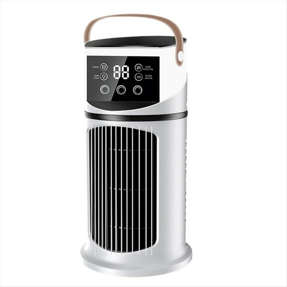 Ventilador de Refrigeración por Agua, Aire Acondicionado, Temporizador de Velocidad Ajustable, Ventilador Personal con Humidificador para el Hogar y la Oficina.