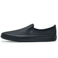 thumbnail image 3 of Shoes For Crews Ollie II Slip On Unisex Black Canvas Sneakers, Slip Resistant Restaurant Work Shoes, 3 of 4