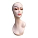 thumbnail image 1 of Cabeza de maniquí femenina, cabeza de muñeca, cabeza de entrenamiento profesional, cabeza de cosmetología, rostro calvo Estilo I, 1 of 9