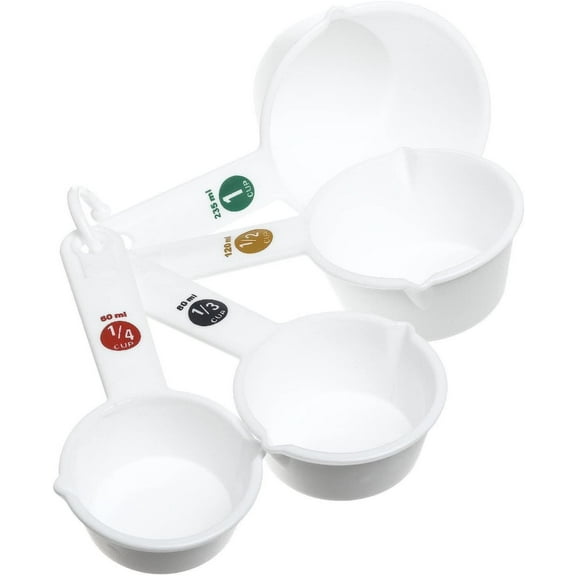 GoodCook Measuring Cup Set 4 Piece - Stackable, Multicolor - 4 Piece Set