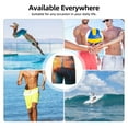 thumbnail image 6 of Uemuo Lighthouse At Sunset Coast Pattern Mens Swim Trunks Quick Dry Board Shorts with Mesh Lining, Stretch Beach Shorts Quick Dry No-Chafing Board Shorts-Small, 6 of 9