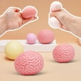 thumbnail image 2 of PEIBang Mini Brain Stress Ball,Hand Muscle Exercise Pressure Ball for Adults,Squishy Fidget Splat Ball for Decompression and Relaxation, 2 of 7