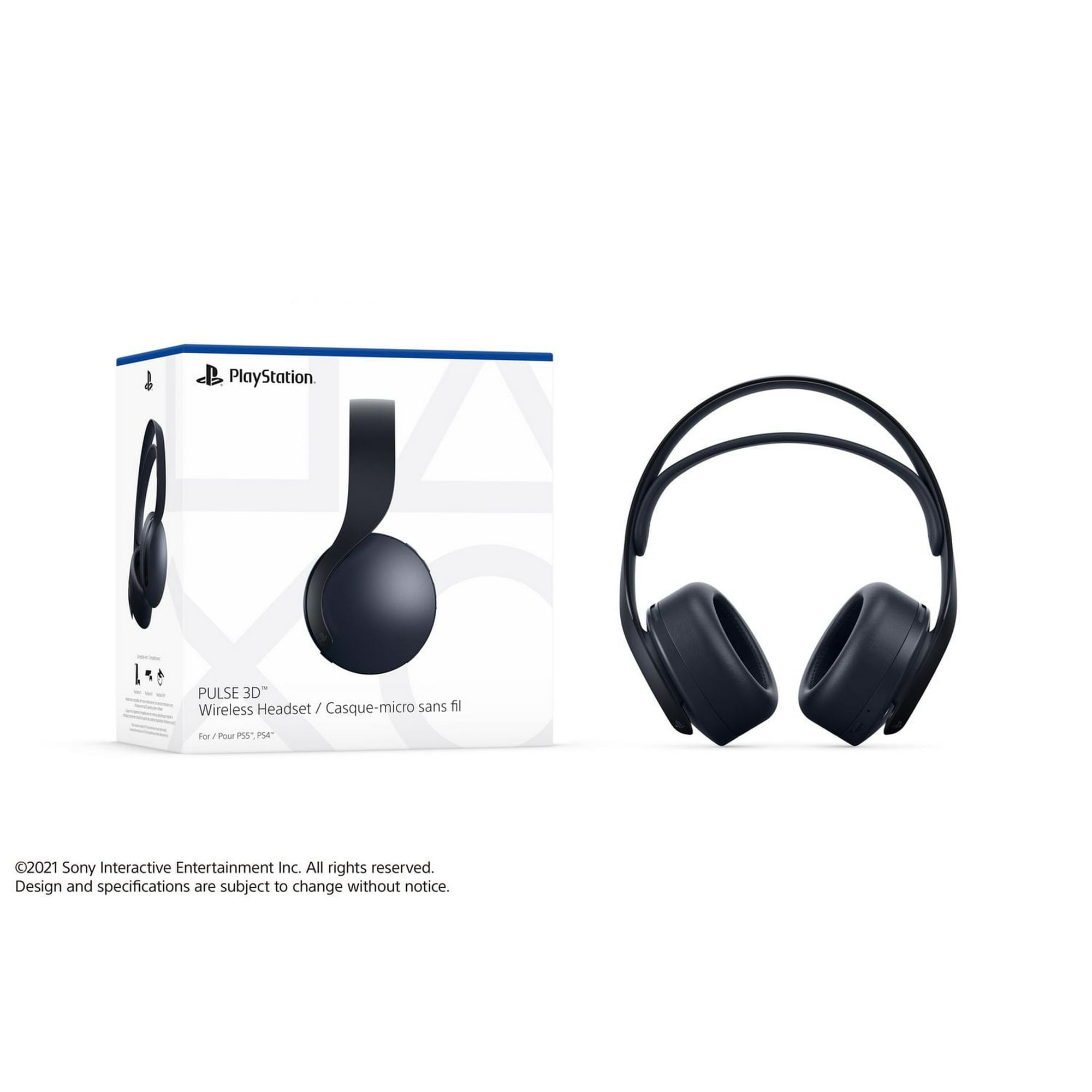 PlayStation 5 PULSE 3D Midnight Black Wireless Headset How Games Were Made to Sound Walmart