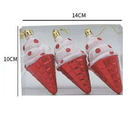 

Christmas Tree Electroplating Painted Candy Lollipop Pendant Kid Gift Xmas Decor