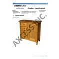 thumbnail image 3 of Simpli Home Amherst Solid Wood Storage Cabinet in Light Golden Brown, 3 of 17