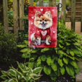 thumbnail image 2 of Pomeranian My Valentine Garden Flag 11.25 in x 15.5 in, 2 of 5