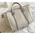 thumbnail image 5 of JUYGO New European and American Bucket Bag Womens Large Capacity Shoulder Bags Chain Casual Tote Bag Handbag Shopping bag bolsos, 5 of 6
