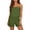 A01-Army Green, variant on Yeaiivve Linen Sets for Women 2 Piece Sleeveless Spaghetti Strap Tops & Wide Leg Shorts Lounge Sets Summer Vacation Travel Outfits Black,S