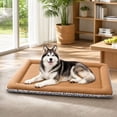 thumbnail image 4 of Crate Mat, Reversible Cozy Dog Sleeping Pad with Lining, for Small Medium Large Dogs Cats and Small Pets, Breathable Waterproof Pet Mat, New Puppy Gift for Indoor Kennel Use, 4 of 4