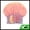 Pink, variant on Unique Bargains 1pc Water-absorbent Bow Gradient Hair Towel 9.84"x 10.24" Pink