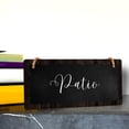 thumbnail image 3 of Patio (Wooden) 5x10 Hanging Plus Wall or Door Sign | Rustic Twine | Range of Vibrant Decor Styles | Room Signs For Home and Business, 3 of 7