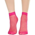 thumbnail image 2 of 12 Pairs Sheer Ankle Socks Thin Nylon Transparent Ankle High Hosiery Socks Short Dress Stockings for Women and Girls, 2 of 7