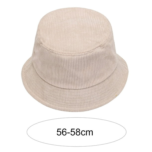 Corduroy Fisherman's Cap, Plush Fisherman's Cap, Bucket Hat Corduroy