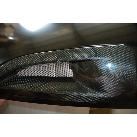 For Jeep Wrangler JK 07-17 2PCS Plastic Side Vent Cover Trim Hood Avenger Style