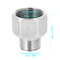 thumbnail image 4 of Pipe Adapter, Stainless Steel Reducing Pipe Connector Male Thread G1/2  Sealing Pressure Resistance  For Hardware, 4 of 8