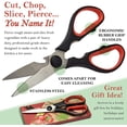 thumbnail image 3 of Kitchen Shears Scissors for Chicken, Meat Fish and Herb - Stainless Steel Blades, 3 of 7