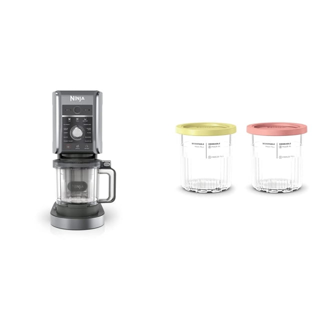Máquina para hacer helados y golosinas congeladas Ninja NC501 CreamI Deluxe