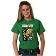 thumbnail image 4 of Santa Smurfette Too Cute Christmas Women's Graphic T Shirt Tees Brisco Brands S, 4 of 6