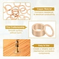 thumbnail image 3 of Anillo de sellado de cobre Uxcell M18 30Pcs Junta de sellado plana métrica para tornillos y pernos 0.94 x 0.71 x 0.06, 3 of 5