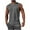 Gray, variant on Lilgiuy Men Active Tank Tops Fashion Solid Pullover Round Neck Summer Vest