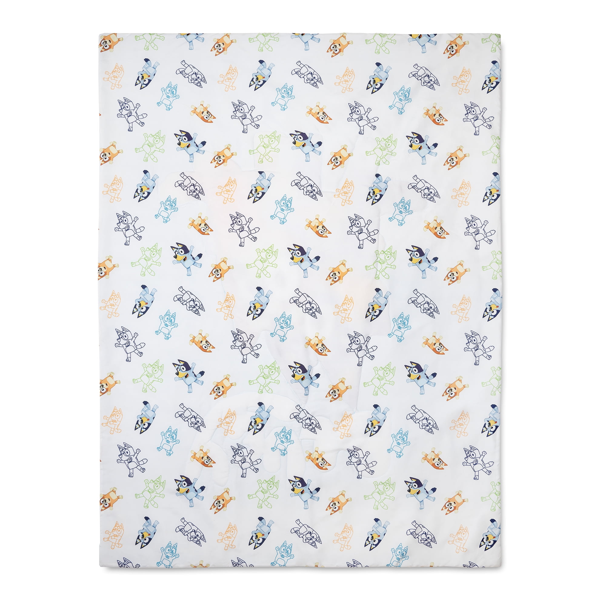 Bluey 3pc Toddler Bed Set w/Print Tote Bag - Bluey and Family