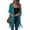 Teal, variant on Zeagoo Womens Crochet Kimono Cardigan Open Front Knit Hollow Out Lightweight Cover Up with Tassel