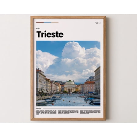 Trieste Poster, Trieste Print, Trieste Photo, Trieste Art, Italy Poster, Italy Print, Travel Poster Gift, 12x18 UNFRAMED