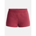 thumbnail image 5 of No Boundaries Ribbed Waistband Fleece Shorts, 2" Inseam, Women’s XXS-XXL, 5 of 5
