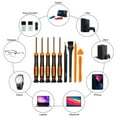 thumbnail image 3 of TSV T6 T8 T9 T10 Torx Security Screwdriver Repair Kits Fit for Xbox One, Xbox 360, PS3/PS4/PS5 with Cross 2.0 Screwdriver, Pry Opening Cleaning Tools, 3 of 7