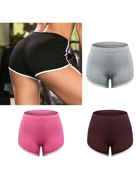 Women Workout Running Shorts Active Women's Cotton Blend Yoga Shorts Running Shorts
