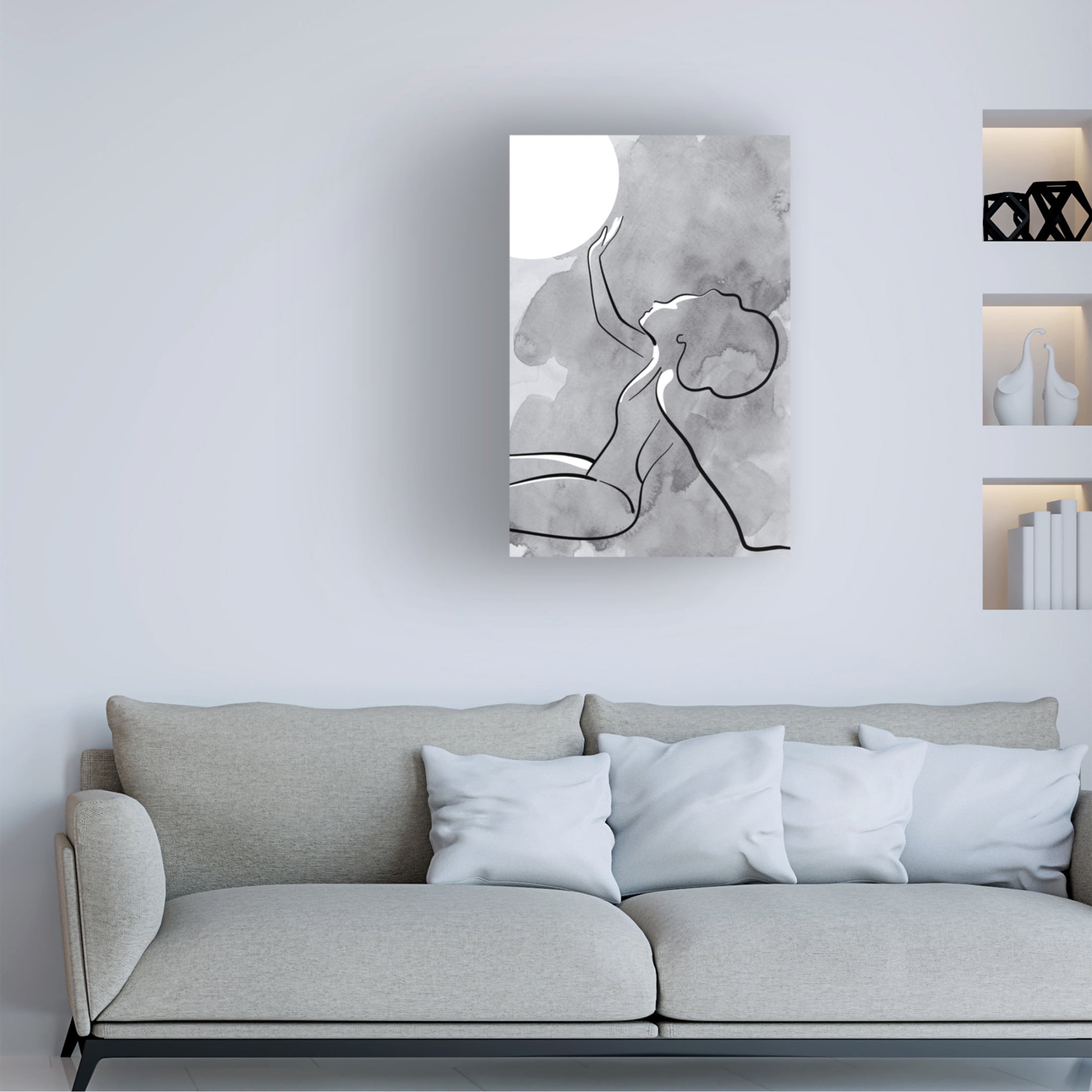 Trademark Fine Art Rosana Laiz Blursbyai Obdulia Canvas Wall Art