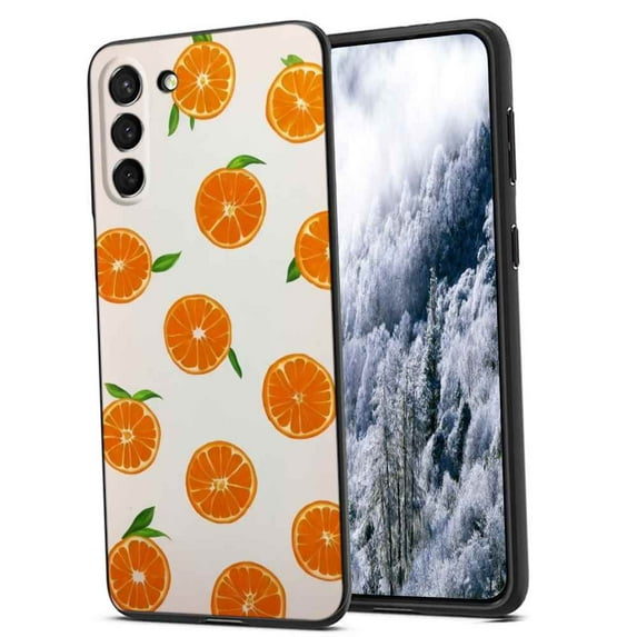 Oranges-270 Phone Case, Degined for Samsung Galaxy S21+ Plus Case Men Women, Flexible Silicone Shockproof Case for Samsung Galaxy S21+ Plus