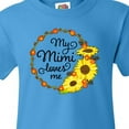 thumbnail image 4 of Inktastic My Mimi Loves Me with Sunflower Wreath Youth T-Shirt, 4 of 5