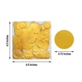 thumbnail image 3 of Efavormart 54 Grams GOLD Round Foil Metallic Table Confetti Dots, Balloon Confetti Decor, 3 of 10